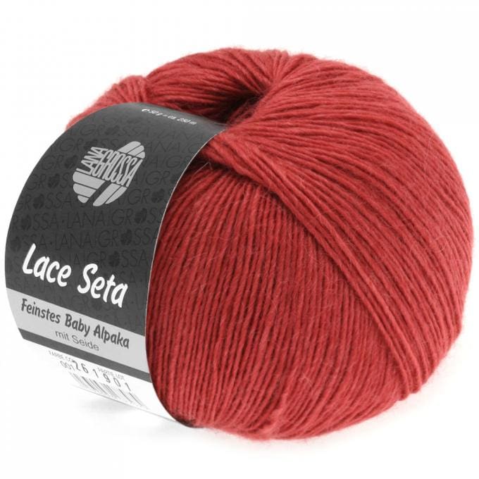 Garn Lace Seta 013 Rød