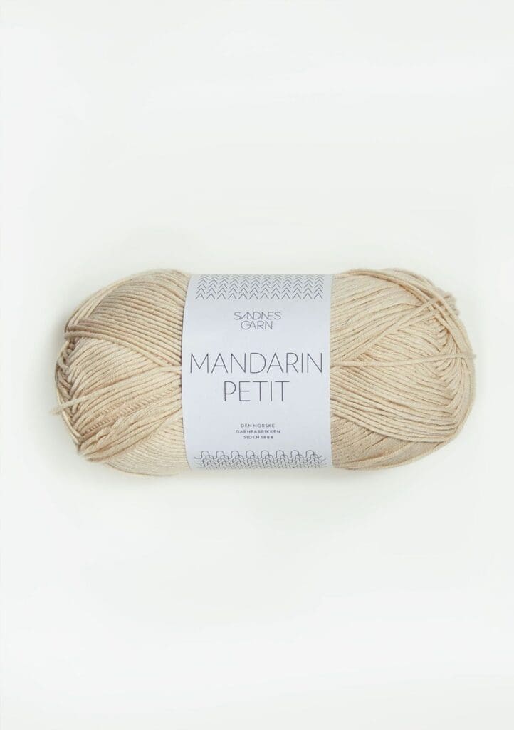 Garn Mandarin Petit 3011 - Mandelhvid