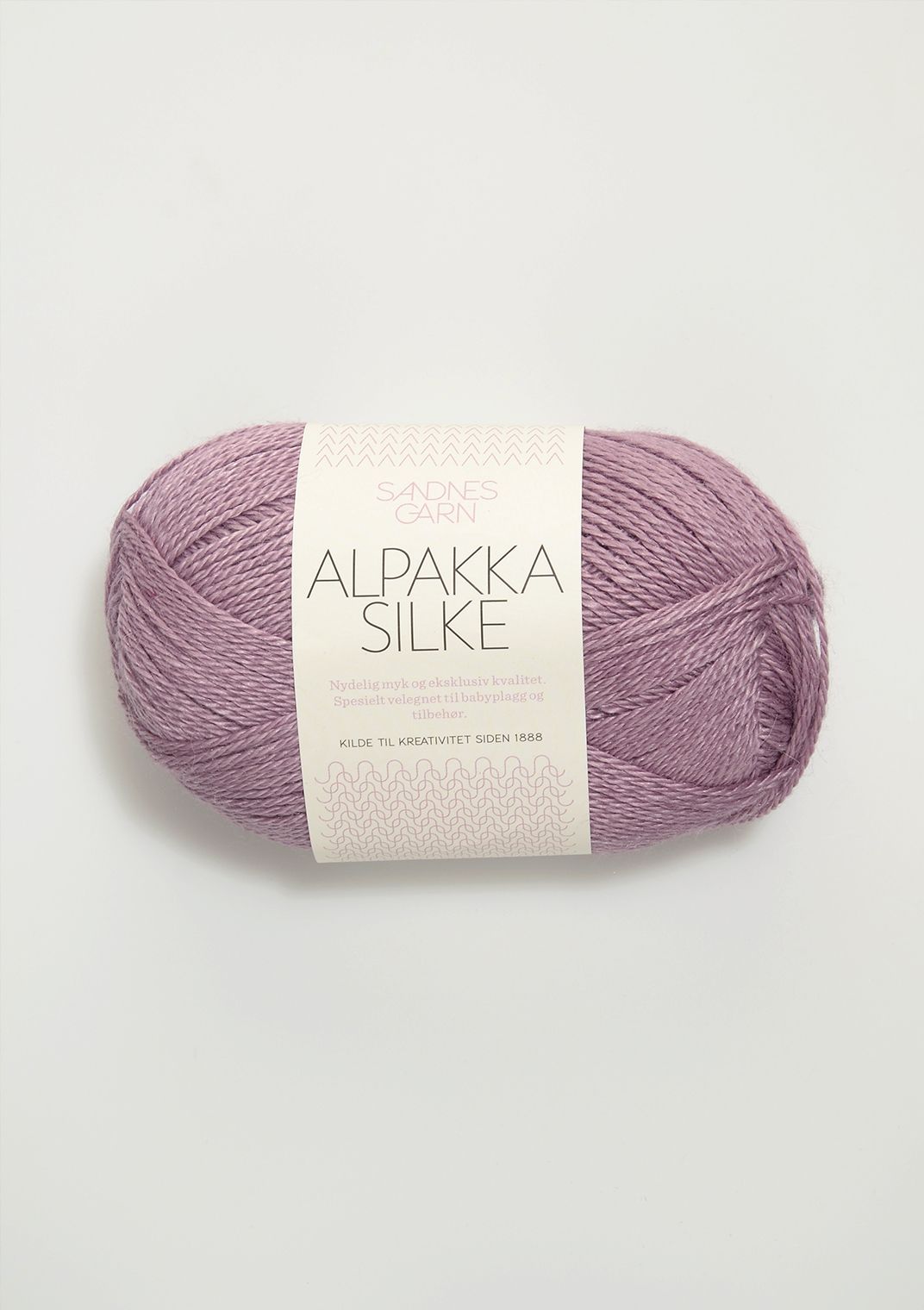 Garn Alpakka Silke 4642 Lys Lyng