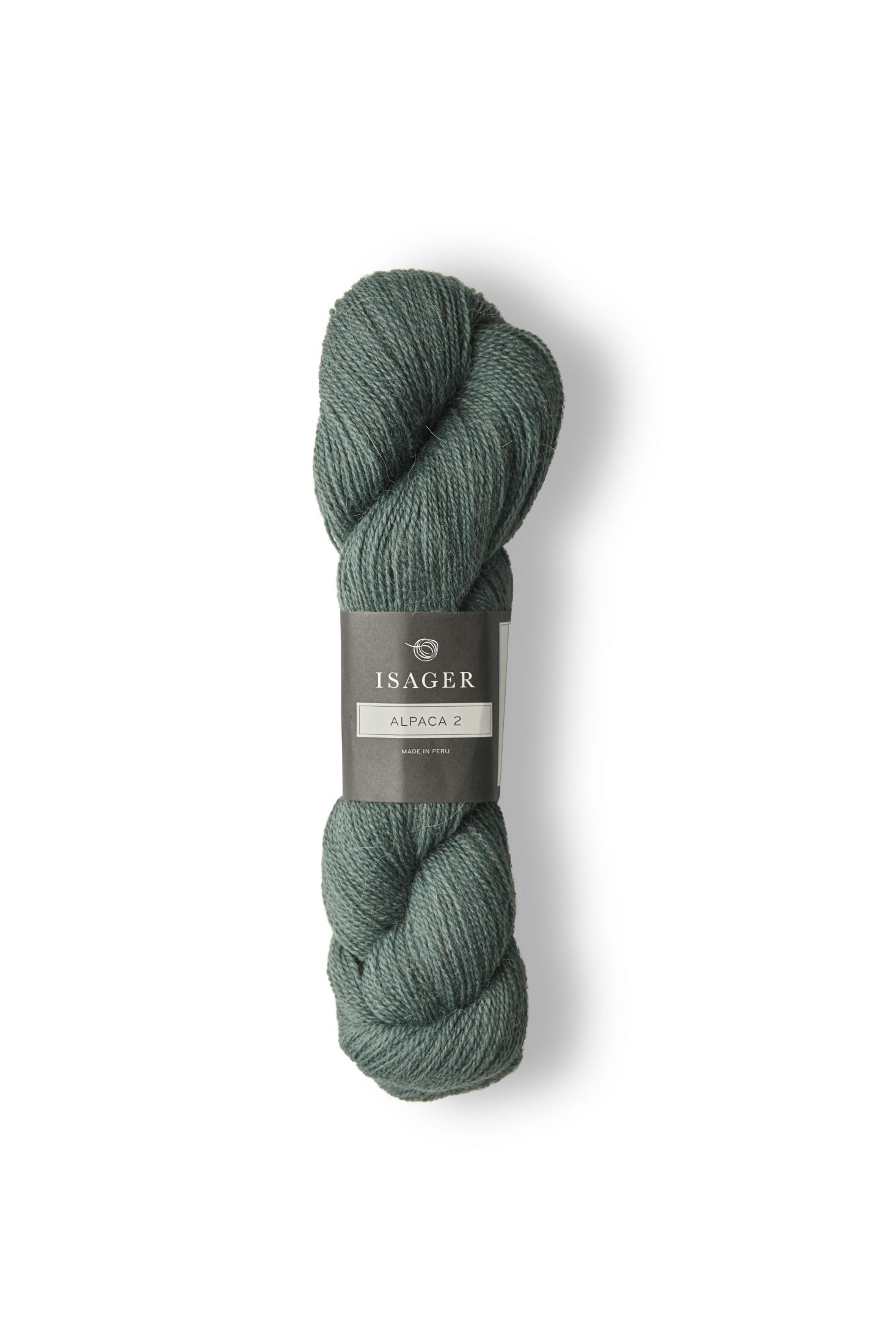 Garn Isager Alpaca 2 farve 16 Lys Petrol