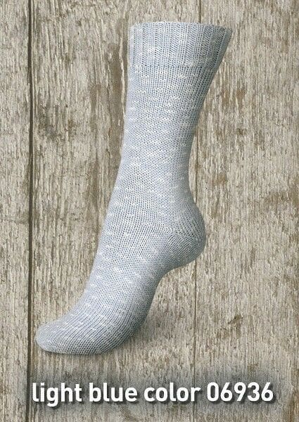 Strømpegarn Regia Rustic Color 06936 Light Blue