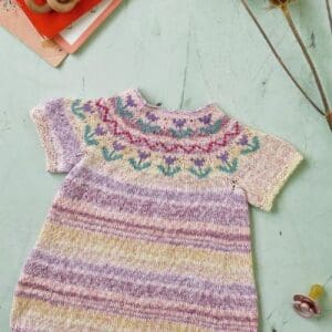 Strikkeopskrift på babyromper
