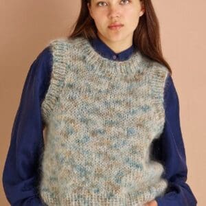 Strikkeopskrift Vest