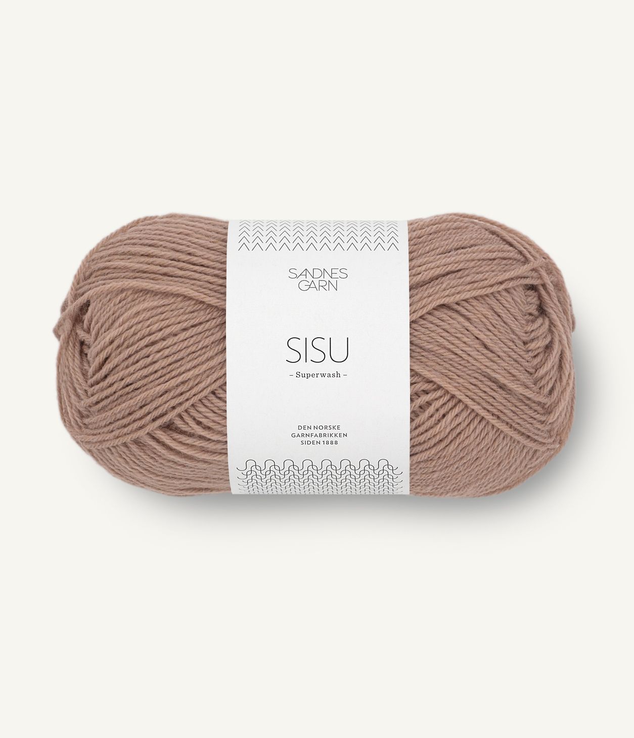 Garn Sisu 2572 Brunmeleret