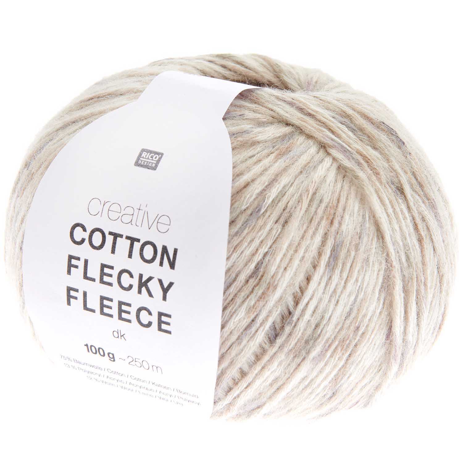 Cotton Flecky Fleece 001 Earthy