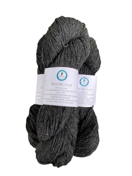 Garn New Life Wool 3040 Koksgrå