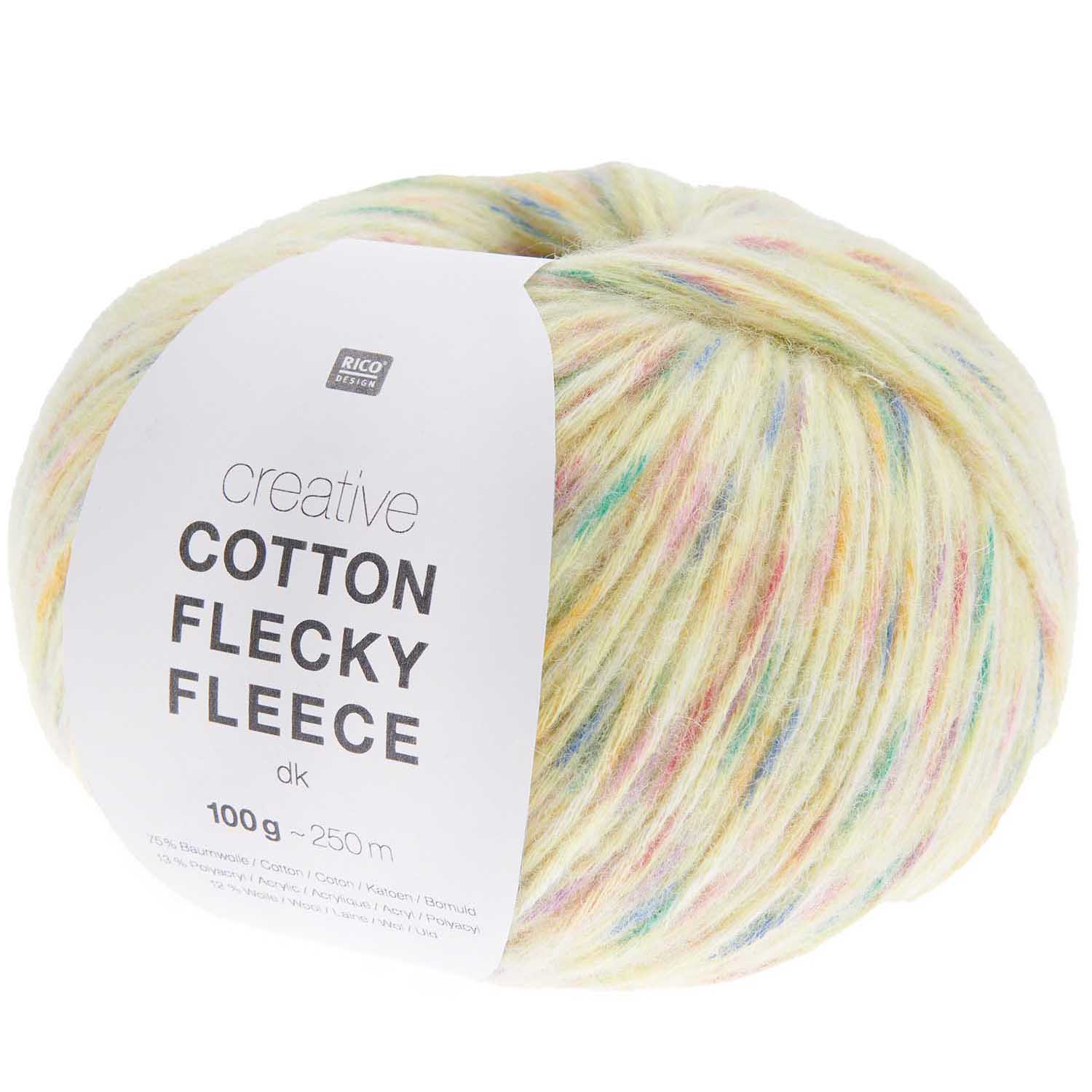 Garn Cotton Flecky Fleece 008 Vanilla