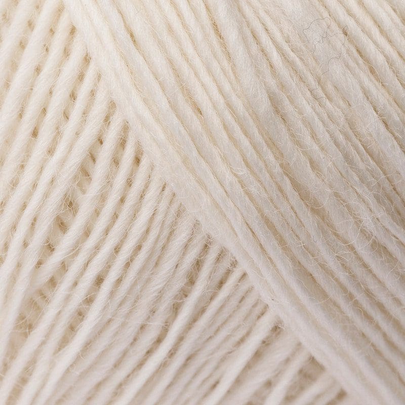 Garn Soft Wool + Nettles 1501 Råhvid