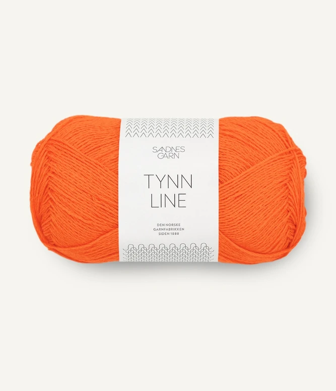 Sommergarn Tynn Line 3009 Orange Tiger