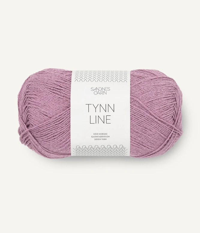 Hørgarn Tynn Line 4632 Rosa Lavendel