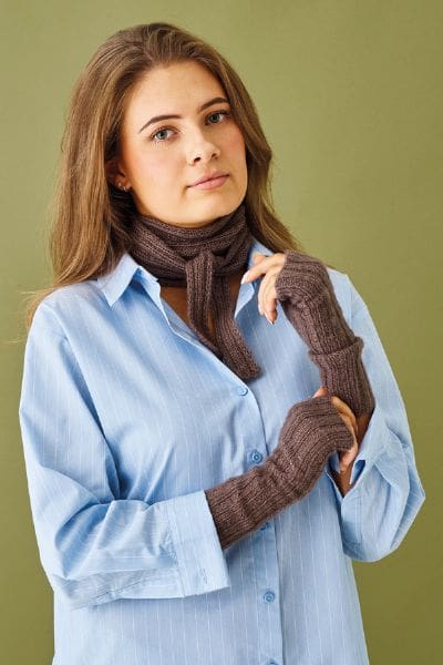 Strikkeopskrift | selv sjal og tørklæde | Køb opskrift