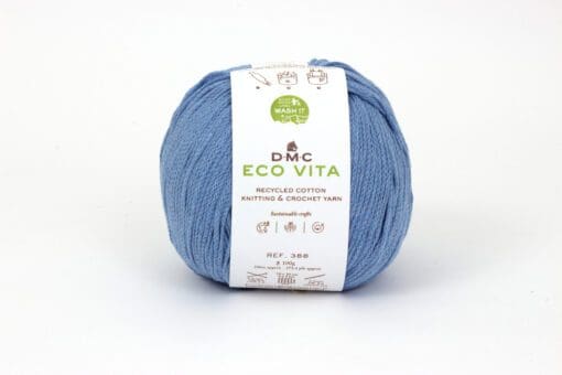 Garn Eco Vita 137 Himmelblå