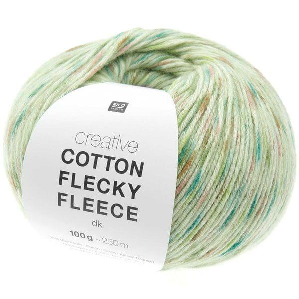 Garn Cotton Flecky Fleece 013 Forårsgrøn