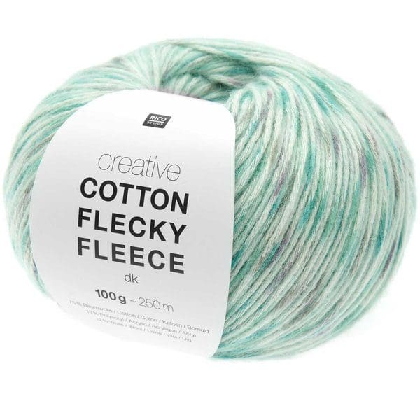 Garn Cotton Flecky Fleece 012 Turkis