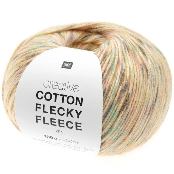 Garn Cotton Flecky Fleece 014 Gul