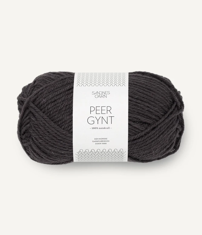 Garn Peer Gynt 3800 Bristol Black