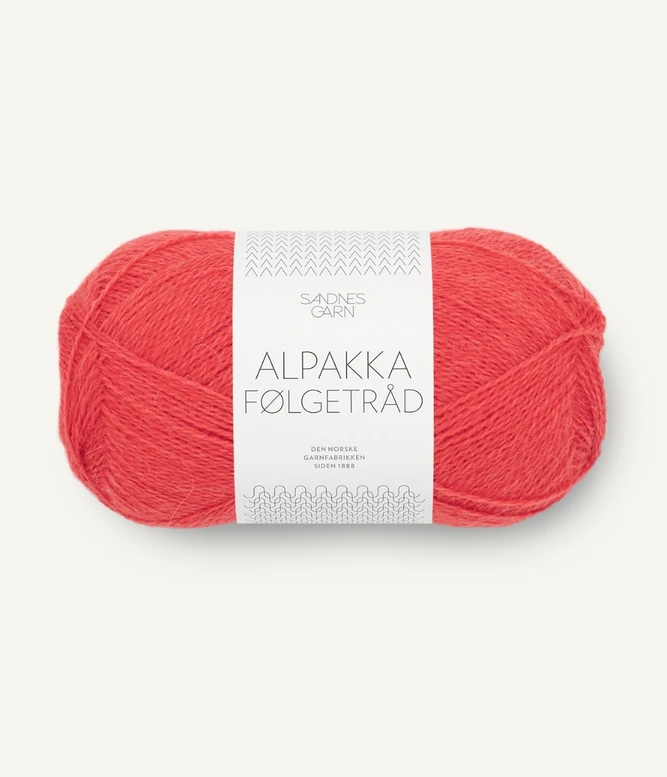 Alpakka Følgetråd 4008 Poppy